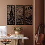 Wallity Escultura de pared Vangogh en Negro